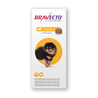 Antipulgas Para Perro Bravecto de 2-4.5 Kg